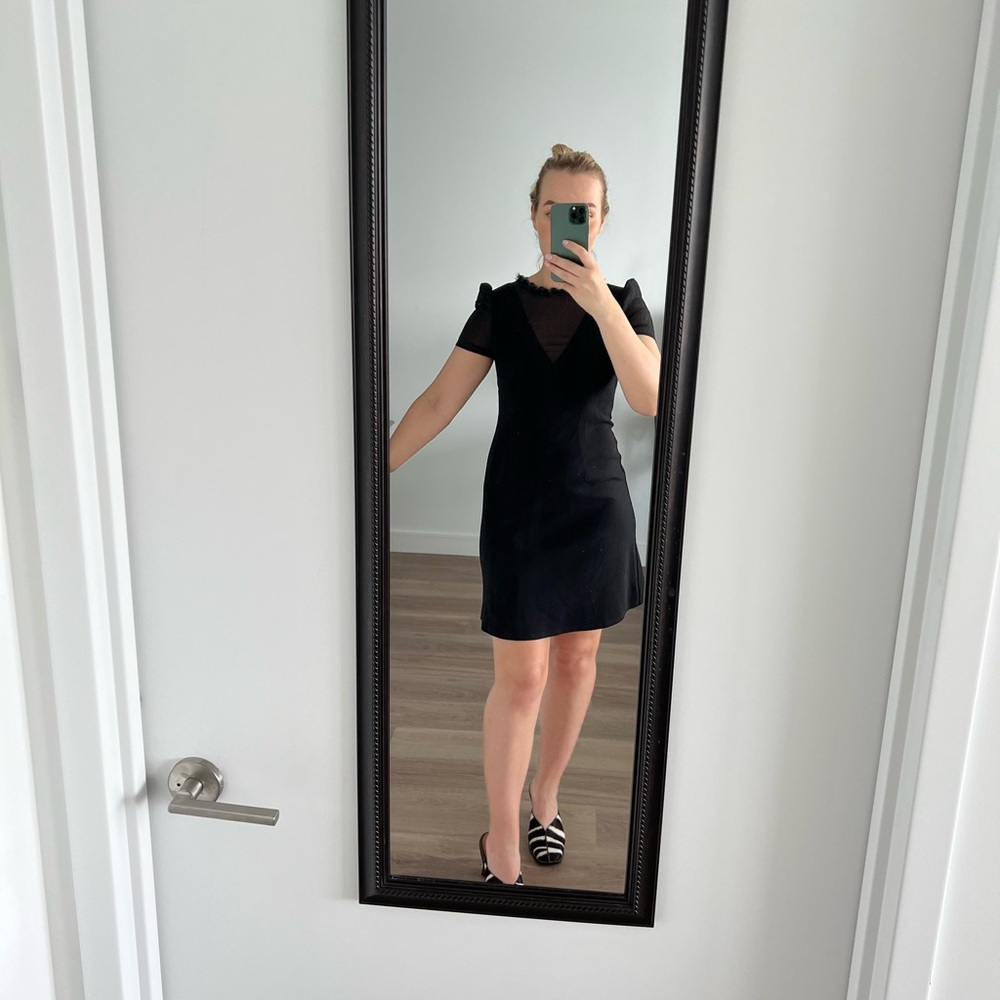 Mini black dress